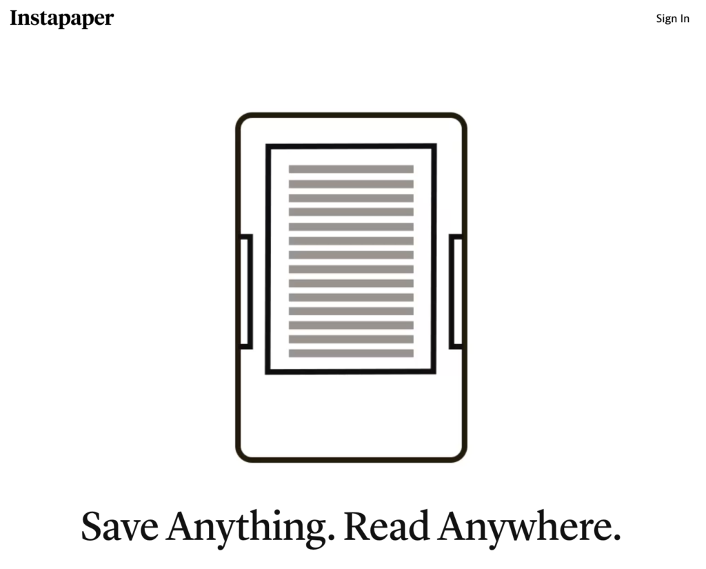 Instapaper has a more modern design, allows you to save articles and read offline